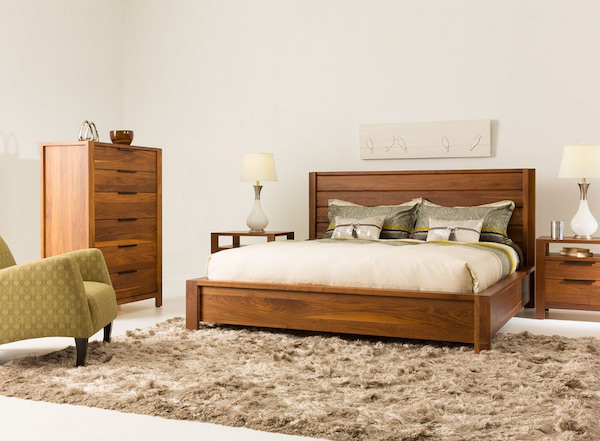 giường gỗ đinh hương sang trọng