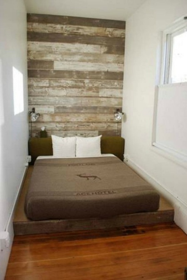 Phòng ngủ với diện tích 2x4m tiện dụng với phong cách tối giản.