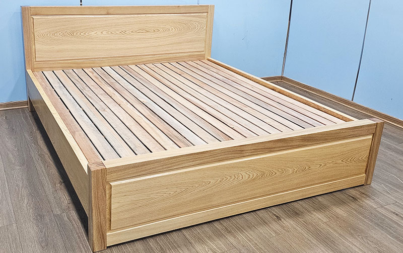 Giường Ngủ Giá Rẻ Gỗ Pơmu