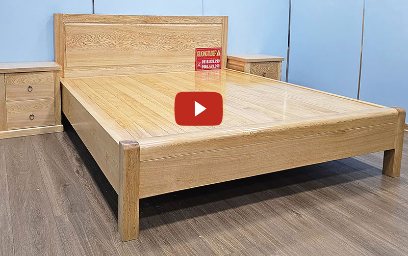 Mẫu Giường Ngủ Trơn Hiện Đại Đẹp