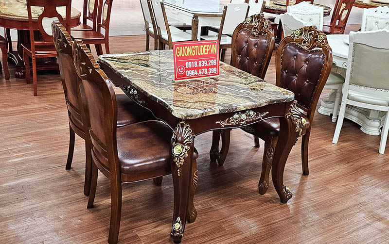 Bàn Ăn MẶt Đá Tân Cổ Điển Cao Cấp.jpg
