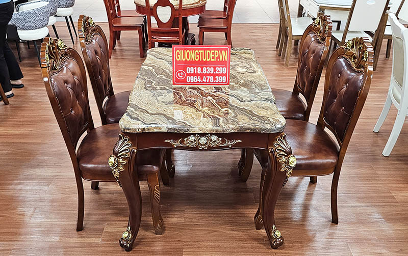 Bàn Ăn Mặt Đá Tân Cổ Điển.jpg