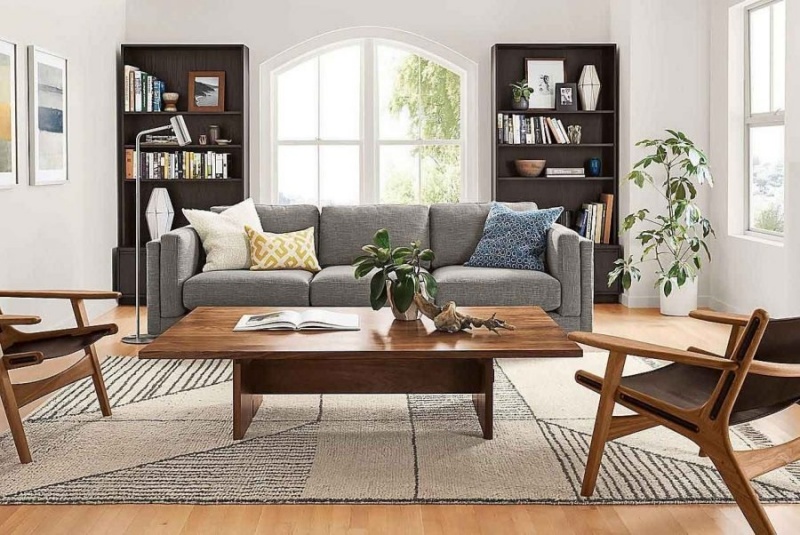 Bạn cần phải xác định diện tích phòng khách trước khi lắp đặt bàn ghế gỗ