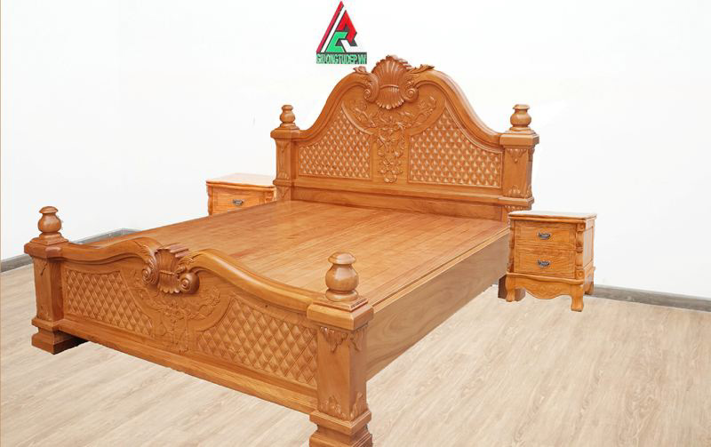 GIUONGTUDEP là địa chỉ bán giường gỗ gõ đỏ giá rẻ, uy tín, 100% chuẩn gỗ không pha tạp
