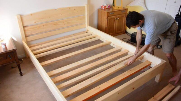 cách tháo giường gỗ