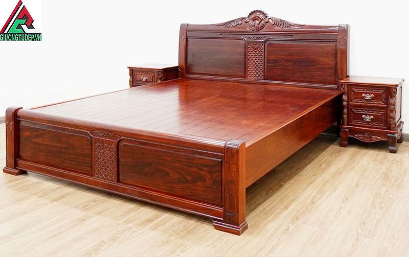 Nội Thất Giường Tủ Đẹp là địa chỉ chuyên sản xuất và cung cấp giường gỗ cẩm lai 2mx2m2 hàng đầu TPHCM