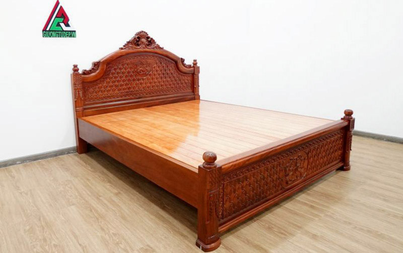 Nội Thất Giường Tủ Đẹp - Địa chỉ bán giường gỗ căm xe 2mx2m2 uy tín, chất lượng hàng đầu TPHCM
