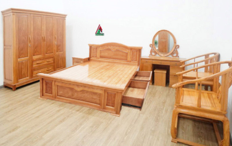 Mua giường ngủ gỗ đinh hương TPHCM tại Nội Thất Giường Tủ Đẹp bạn hoàn toàn có thể yên tâm về giá cả và chất lượng