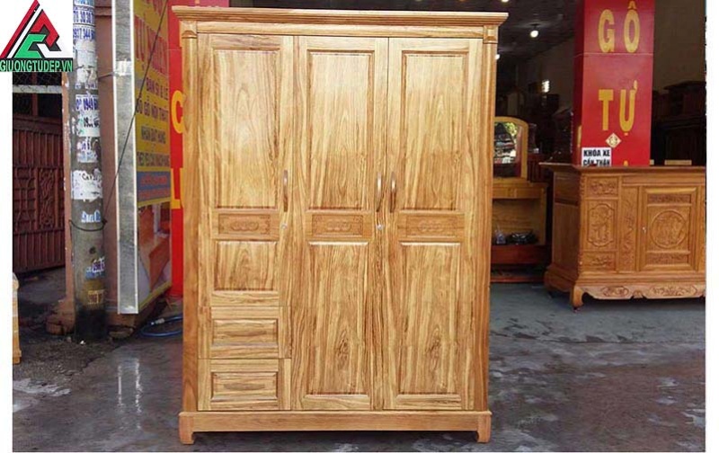 Giường Tủ Đẹp tự hào là nơi sản xuất và cung cấp tủ quần áo gỗ hương vân TPHCM hàng đầu