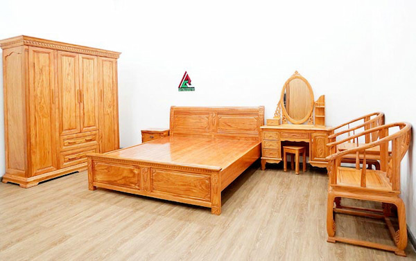 combo giường tủ bàn trang điểm