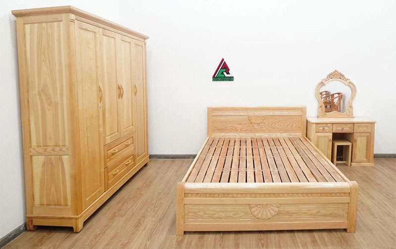 Mua combo phòng ngủ gỗ sồi CB07 tại GIUONGTUDEP bạn hoàn toàn có thể an tâm về chất lượng