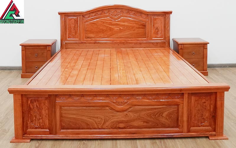 Giường ngủ gỗ hương đá 2mx2m2 được chia thành nhiều loại khác nhau đáp ứng nhu cầu sử dụng và thẩm mỹ đa dạng của khách hàng