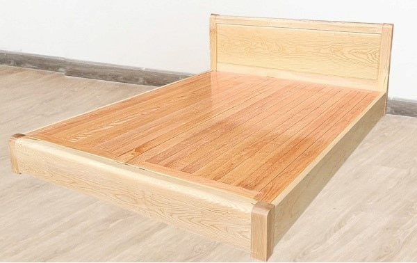 giá mẫu giường bệt gỗ tự nhiên