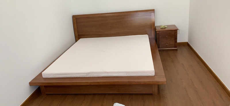 Nội Thất Giường Tủ Đẹp vừa hoàn thành lắp đặt giường xoan đào GN16 tại quận Bình Thạnh, TPHCM