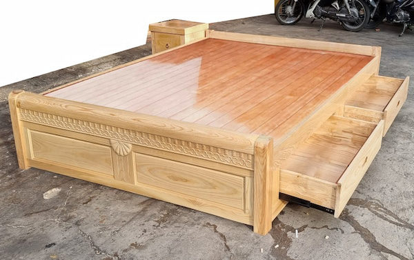 giường gỗ 1m2 tphcm