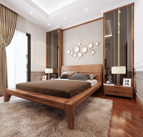 giường gỗ cẩm 1m2