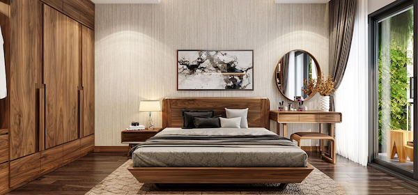 giường gỗ cẩm 1m2