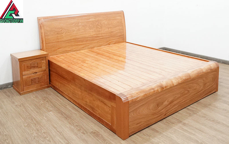 Giường gỗ đinh hương GN97 chuẩn gỗ tự nhiên 100%