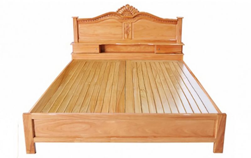 Giường có ngăn kéo gỗ gõ đỏ