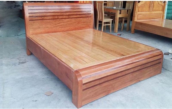 giường gỗ xoan đào 1.8 x2m