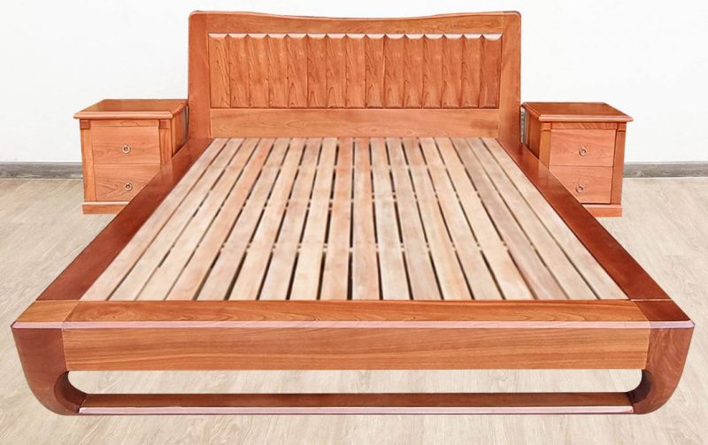 Chất liệu gỗ sồi giường ngủ kiểu Nhật