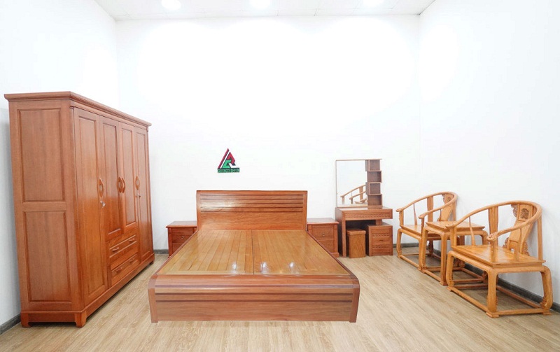 Mua giường gỗ xoan đào TPHCM tại Nội Thất Giường Tủ Đẹp yên tâm về chất lượng