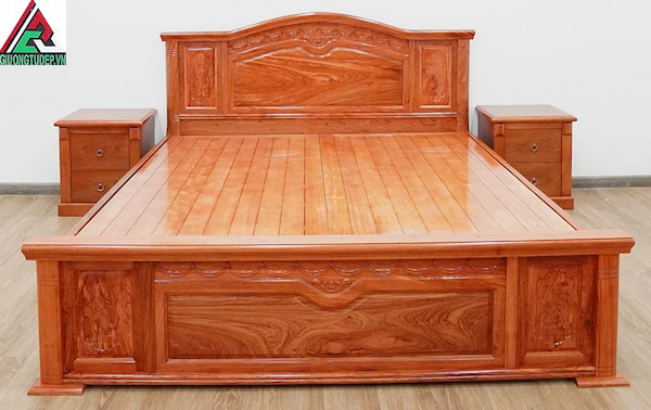 giường hộp gỗ