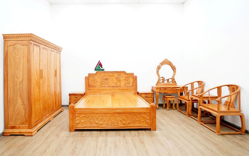 Lựa chọn nơi uy tín như Giường Tủ Đẹp để mua giường gỗ gõ đỏ 1m6x2m để