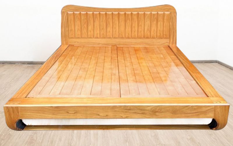 Giường ngủ bệt kiểu Nhật gỗ gõ đỏ