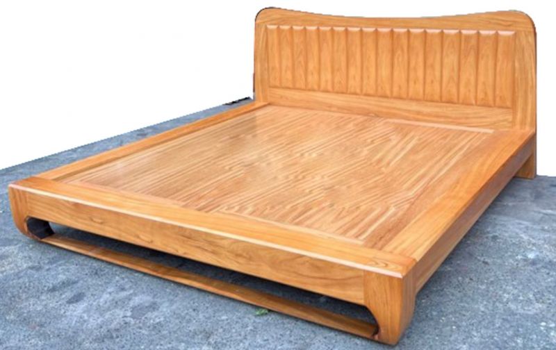 Giường ngủ gỗ gõ đỏ kiểu Nhật