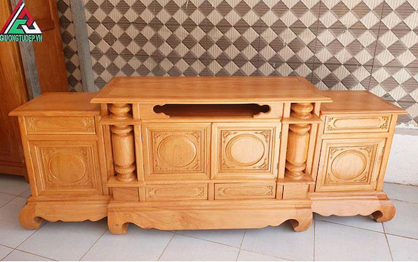 kệ tivi gỗ tự nhiên cao cấp