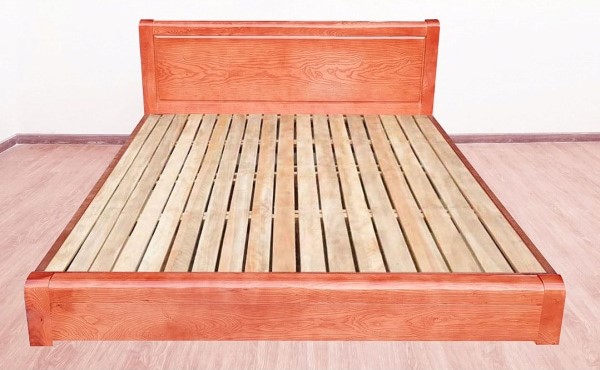 mẫu giường bệt gỗ tự nhiên