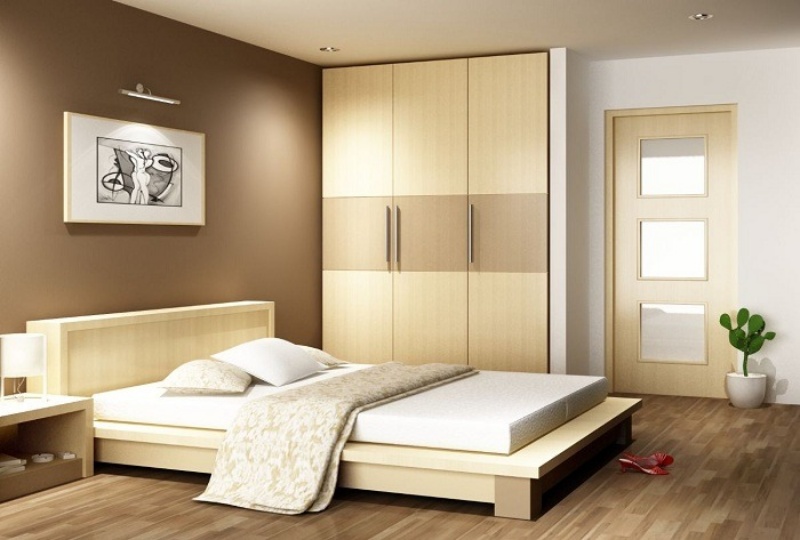Màu sắc giường ngủ gỗ đẹp phù hợp với không gian phòng ngủ của người cao tuổi