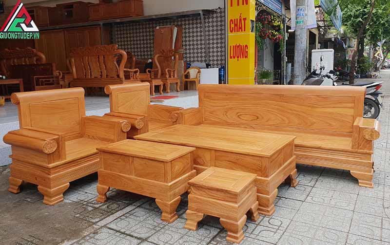 GIUONGTUDEP.VN - Địa chỉ sản xuất và cung cấp sofa gỗ gõ đỏ được hàng ngàn khách hàng lựa chọn