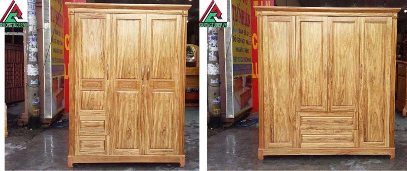 Tủ áo gỗ hương vân sở hữu nhiều ưu điểm tuyệt vời được nhiều khách hàng yêu thích