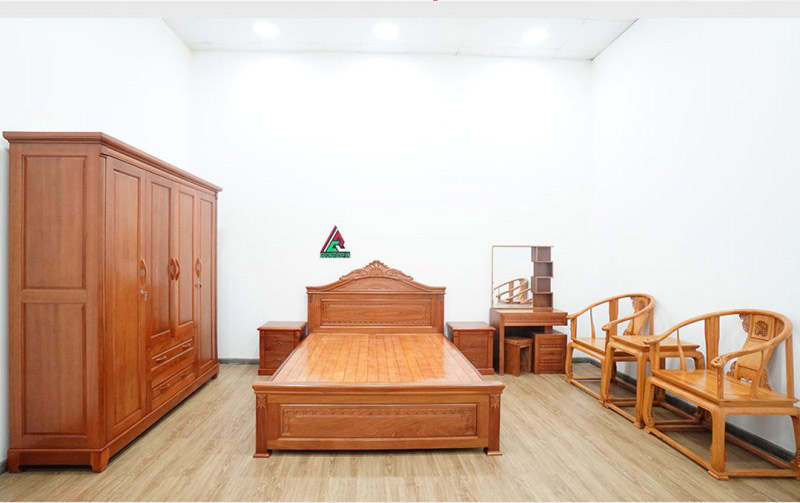 Nội Thất Giường Tủ Đẹp - Địa chỉ bán giường gỗ xoan đào 1m8x2m uy tín