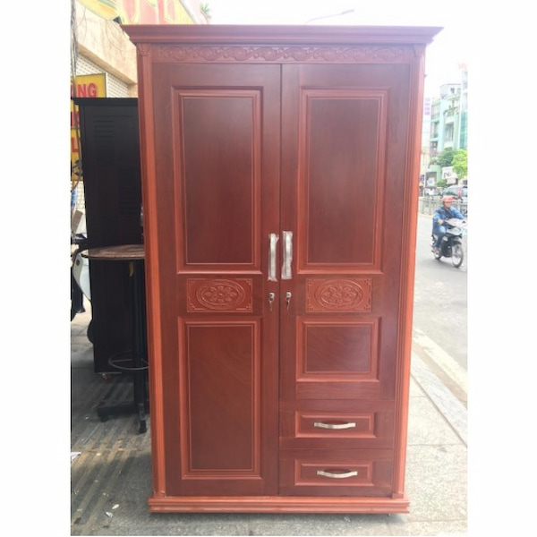 tủ quần áo gỗ xoan đào 1m2