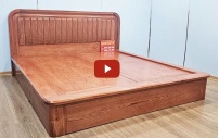 Mẫu giường gỗ đẹp nhất hiện nay