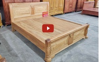 Giường Ngủ Gỗ Gõ Đỏ GN65