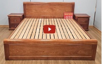 Giường Ngủ Hiện Đại Gỗ Xoan Đào Đẹp