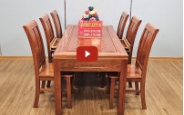Mẫu bàn ăn 6 ghế đẹp