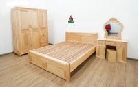 Giường Ngủ Gỗ Sồi Hiện Đại GN328
