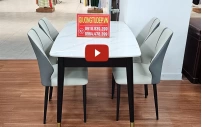 Bàn Ăn Mặt Đá Nhập Khẩu Đẹp Hiện Đại