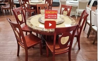 Bàn ăn tròn có mâm xoay