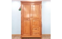 Tủ Quần Áo Gỗ Gõ Đỏ Hiện Đại Đẹp