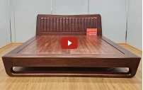 Giường Chân Thấp Gỗ Tự Nhiên