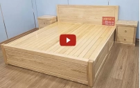 Giường Phản Gỗ Sồi Nga