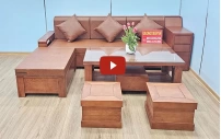Ghế Sofa Gỗ Xoan Đào Đẹp 
