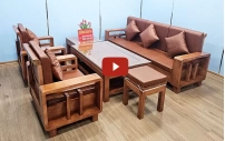 Bộ Sofa Đối Hiện Đại Gỗ Xoan Đào
