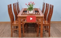 Bộ Bàn Ăn 6 Người Đơn Giản